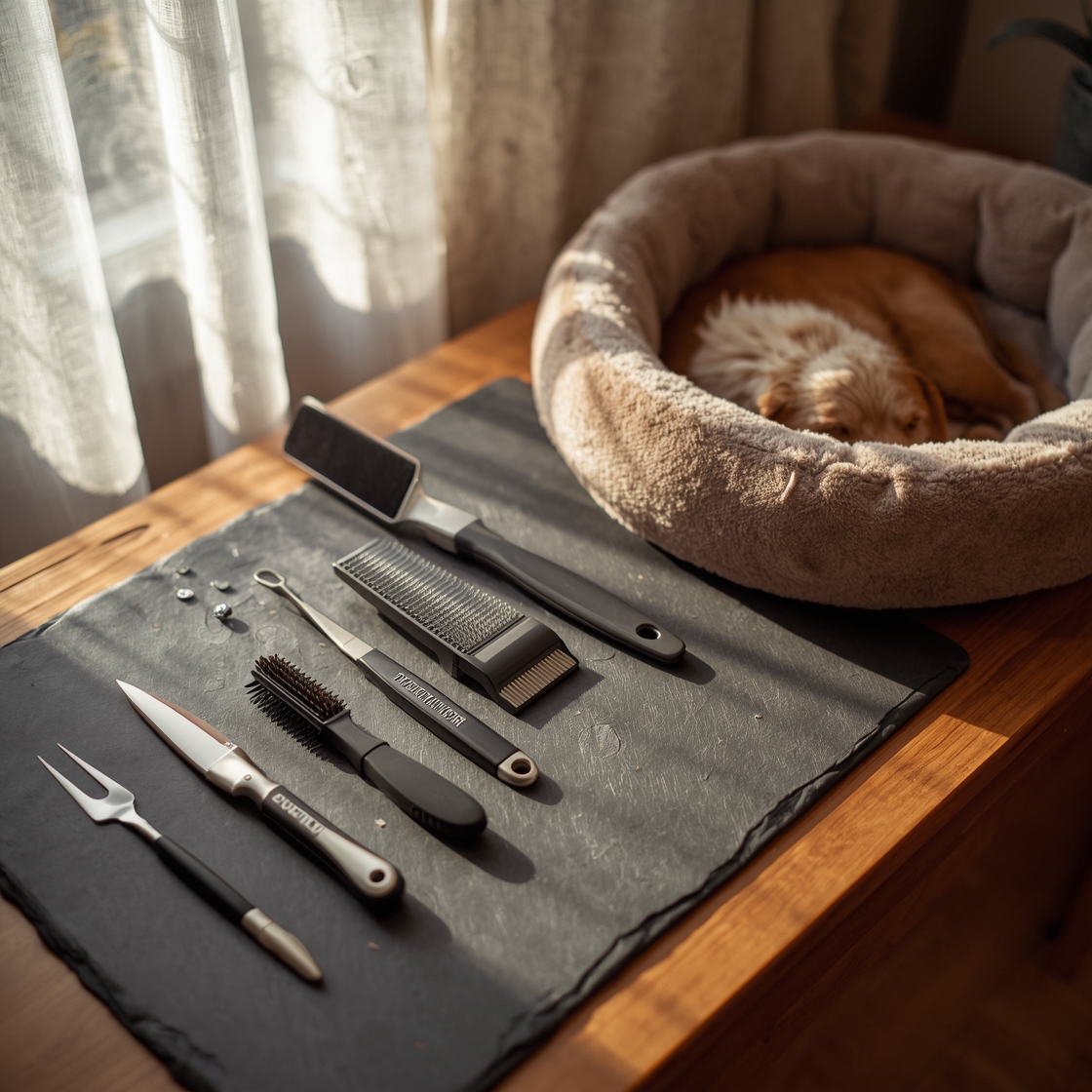 Seven essential grooming tools for senior dogs with sensitive skin