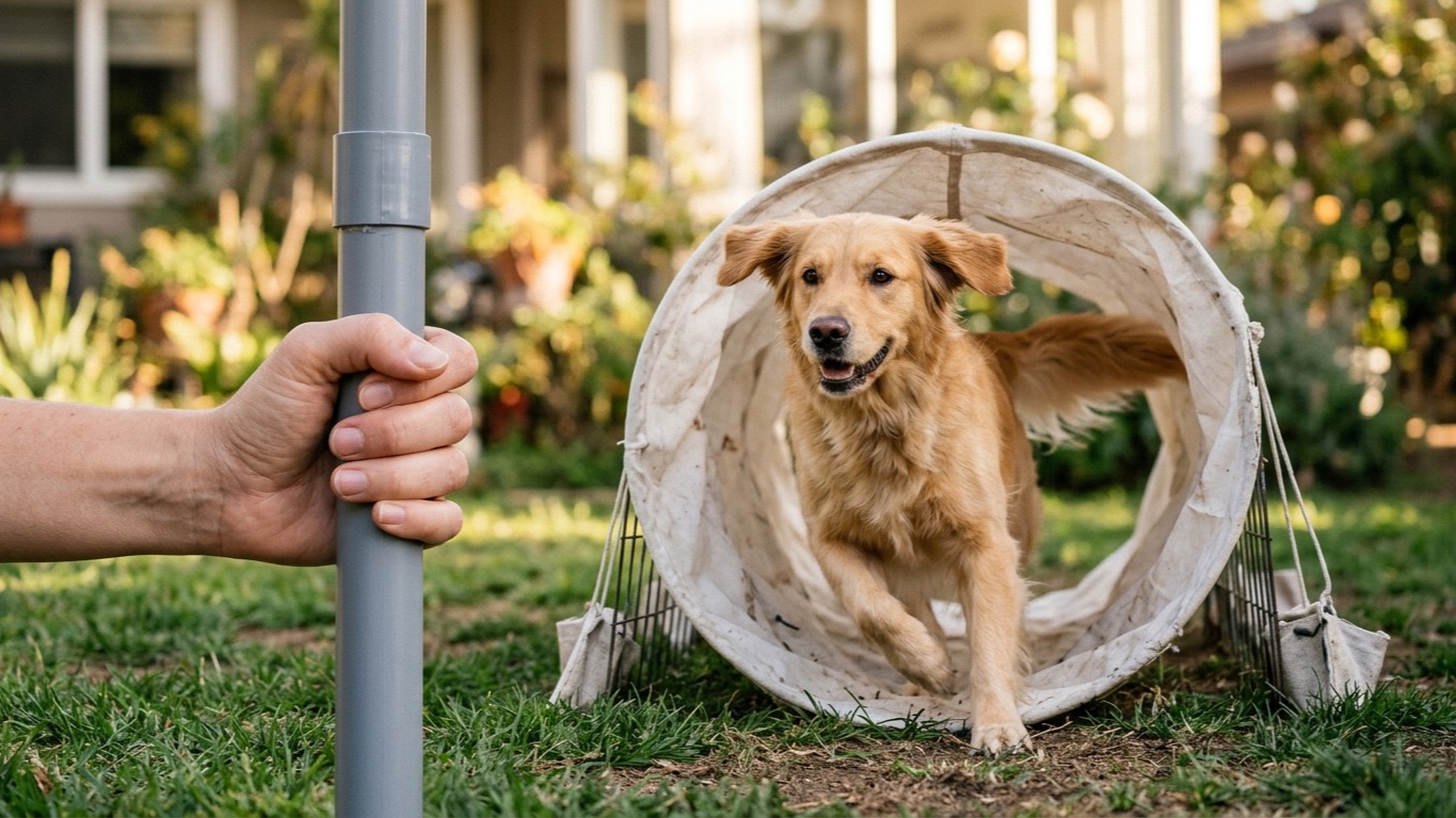 Dog Agility Equipment DIY: PVC Job, Not a $2,900 Dogwalk (2026)