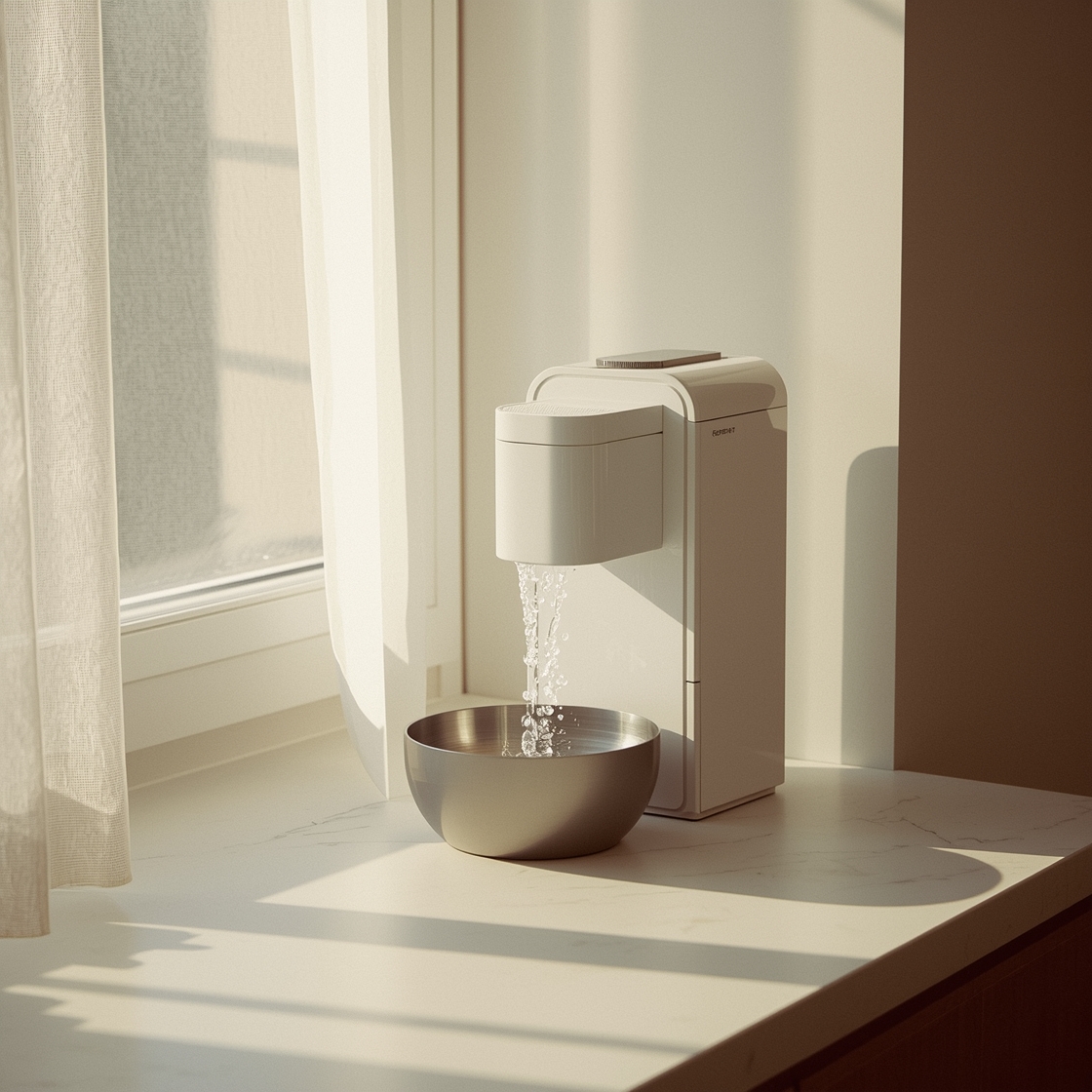Petlibro Pet Water Fountain on a clean countertop